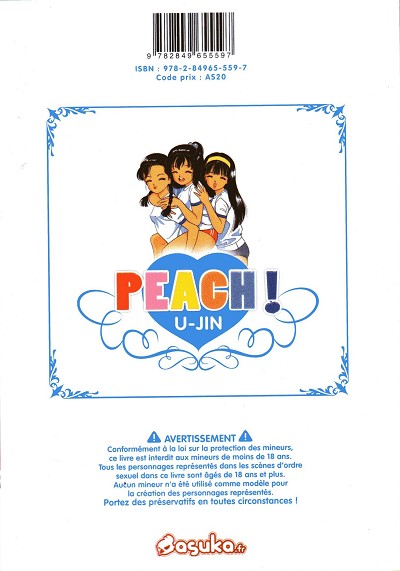 Verso de l'album Peach ! 8