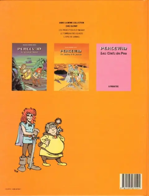 Verso de l'album Percevan Tome 5 Le sablier d'El Jerada