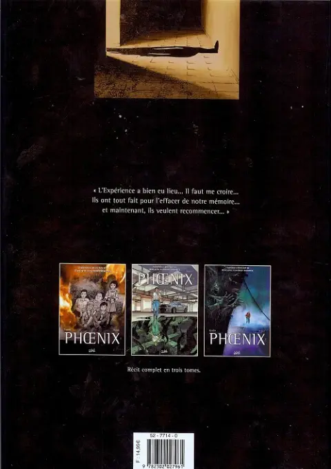 Verso de l'album Phœnix Tome 3 Naufragés