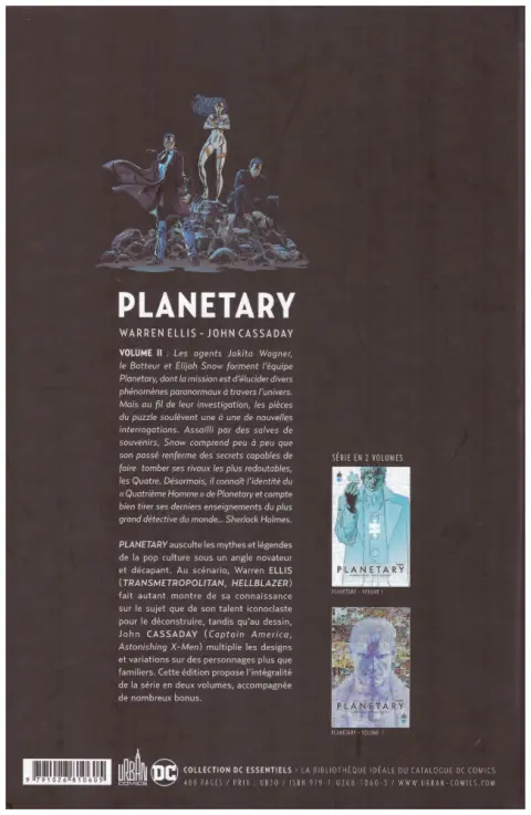 Verso de l'album Planetary Volume 2