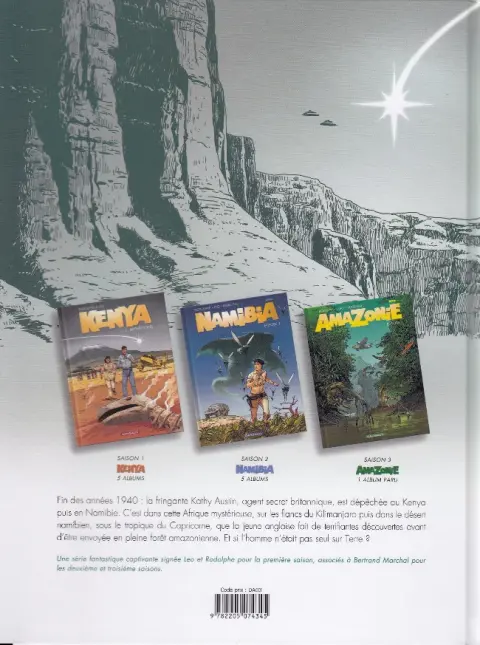 Verso de l'album Amazonie Épisode 1
