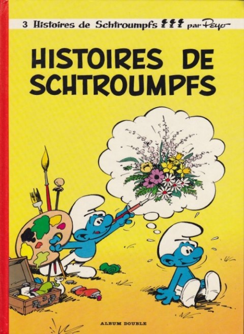 Couverture de l'album Les Schtroumpfs Histoires de schtroumpfs / Le cosmoschtroumpf