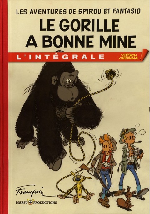 Couverture de l'album Spirou et Fantasio - L'intégrale Version Originale Tome 3 Le gorille à bonne mine