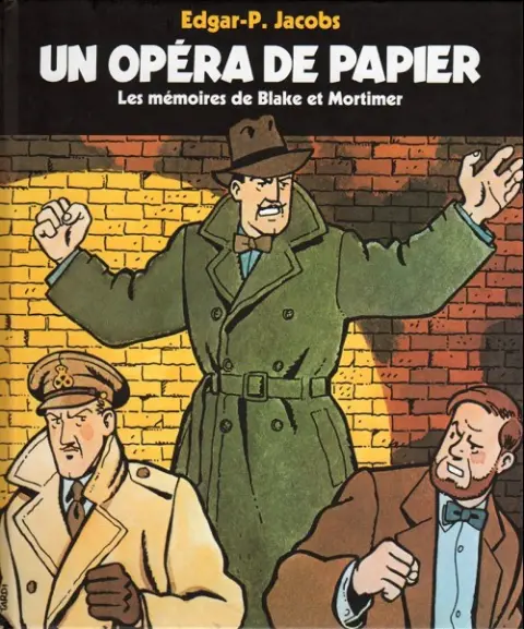Couverture de l'album Un opéra de papier - Les mémoires de Blake et Mortimer
