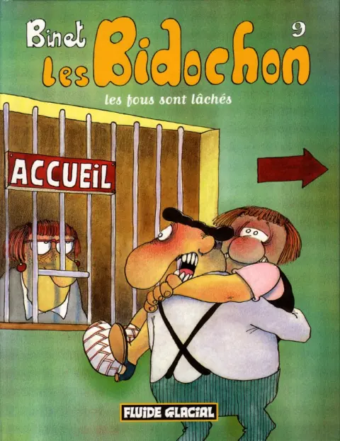 Couverture de l'album Les Bidochon Tome 9 Les fous sont lâchés