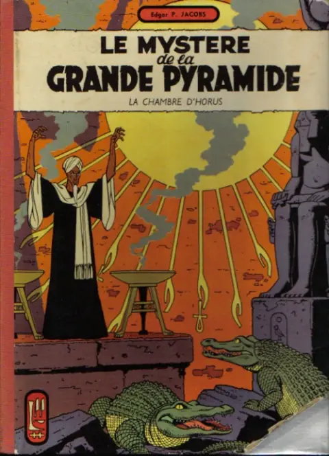 Couverture de l'album Blake et Mortimer Tome 4 Le Mystère de la Grande Pyramide - La Chambre d'Horus