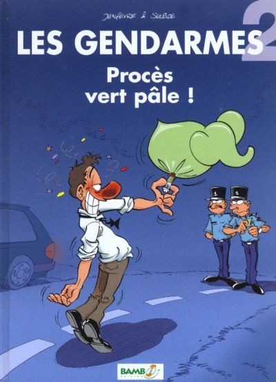 Couverture de l'album Les Gendarmes Tome 2 Procès vert pâle !