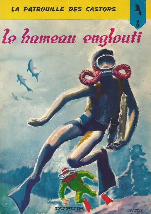 Couverture de l'album La Patrouille des Castors Tome 8 Le hameau englouti