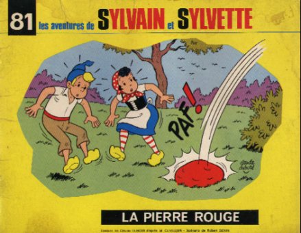 Couverture de l'album Sylvain et Sylvette Tome 81 La pierre rouge