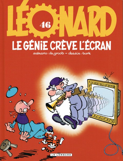 Couverture de l'album Léonard Tome 46 Le génie crève l'écran