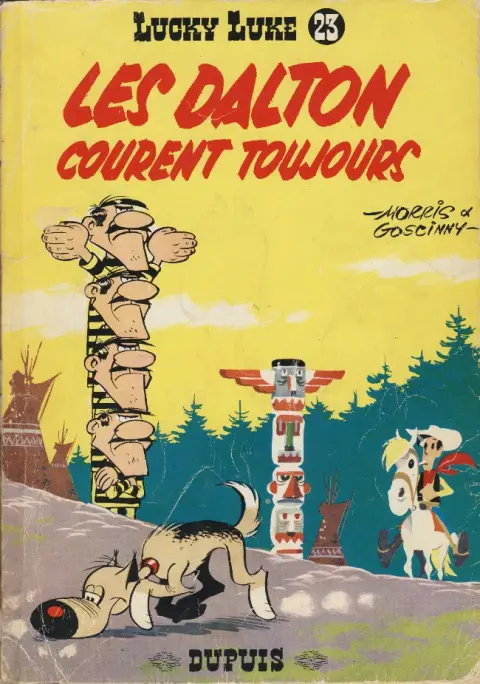 Couverture de l'album Lucky Luke Tome 23 Les Dalton courent toujours