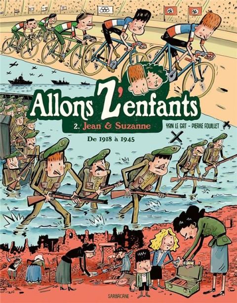 Couverture de l'album Allons z'enfants 2 Jean & Suzanne de 1918 à 1945