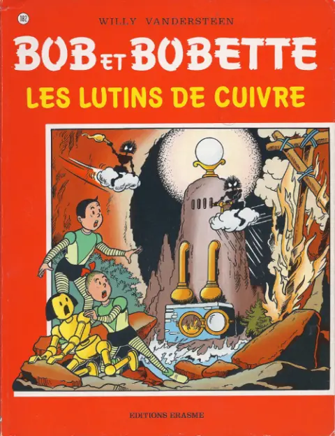 Couverture de l'album Bob et Bobette Tome 182 Les lutins de cuivre