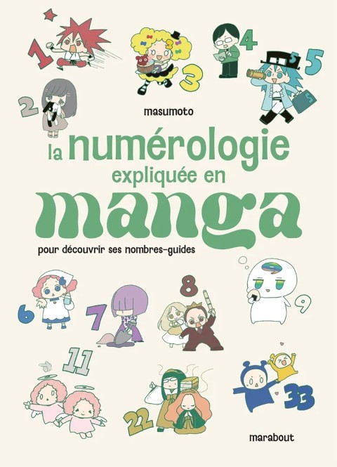 Couverture de l'album La numérologie expliquée en manga pour découvrir ses nombres-guides