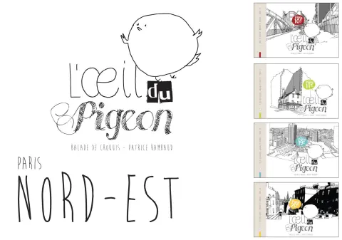 L'Œil du pigeon - Balade de croquis Paris Nord-Est