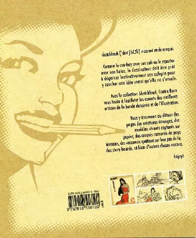 Verso de l'album Sketchbook - Comix Buro Sketchbook Alary