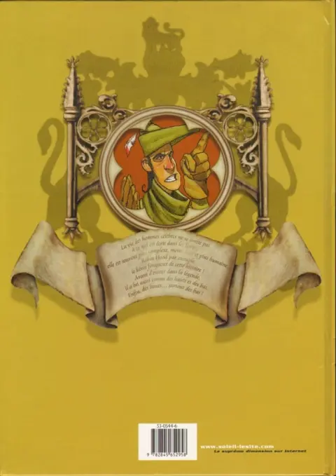 Verso de l'album Robin Hood Tome 1 Merriadek