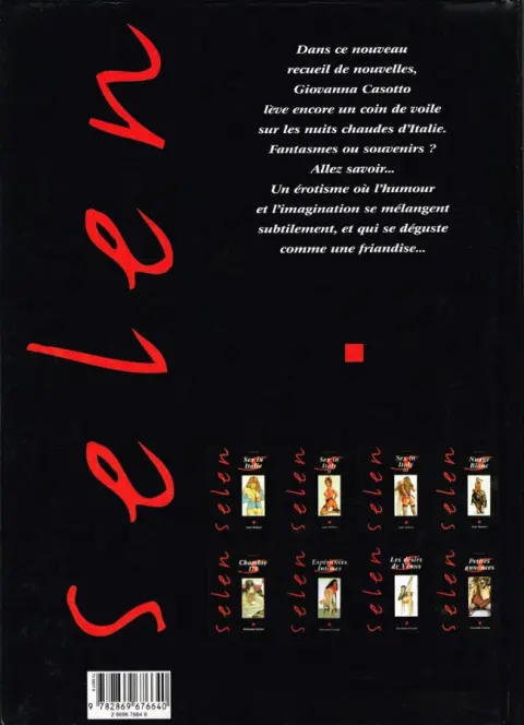 Verso de l'album Selen présente... Tome 8 Les désirs de Vénus