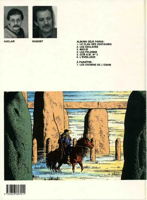 Verso de l'album Simon du Fleuve Tome 6 L'éveilleur