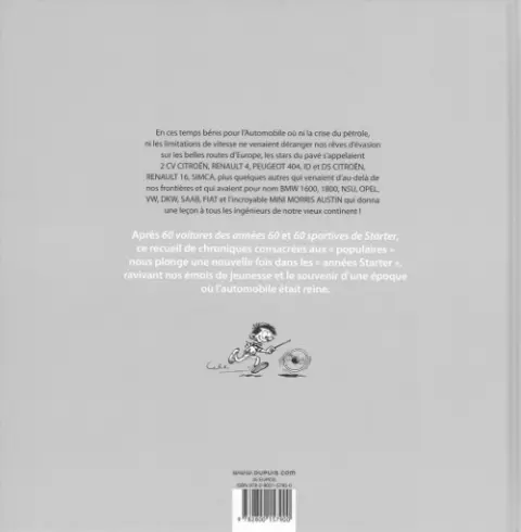 Verso de l'album Starter 60 populaires de Starter