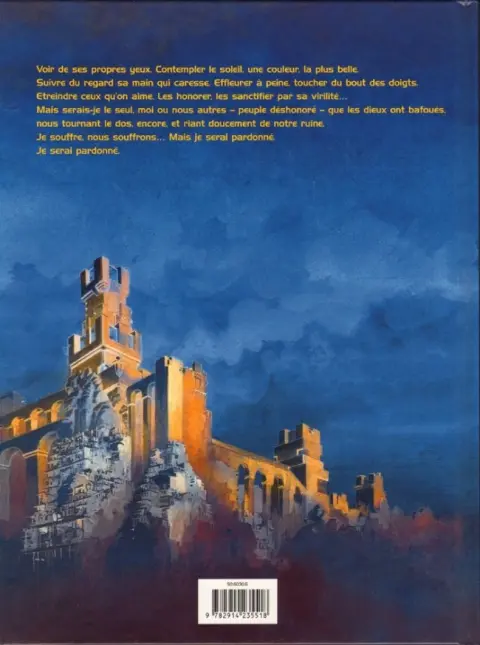 Verso de l'album Süleymane Tome 1 L'absolution par le feu