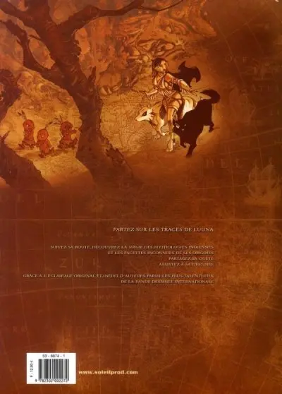 Verso de l'album Sur les traces de Luuna Tome 1 Sur les traces de Luuna 1