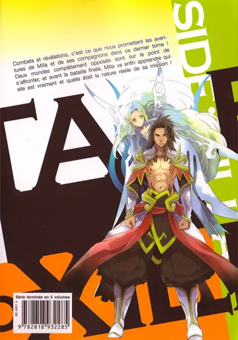 Verso de l'album Tales of Xillia - Side; Milla 5