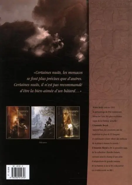 Verso de l'album L'Assassin Royal Tome 4 Molly