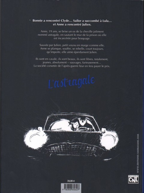 Verso de l'album L'Astragale