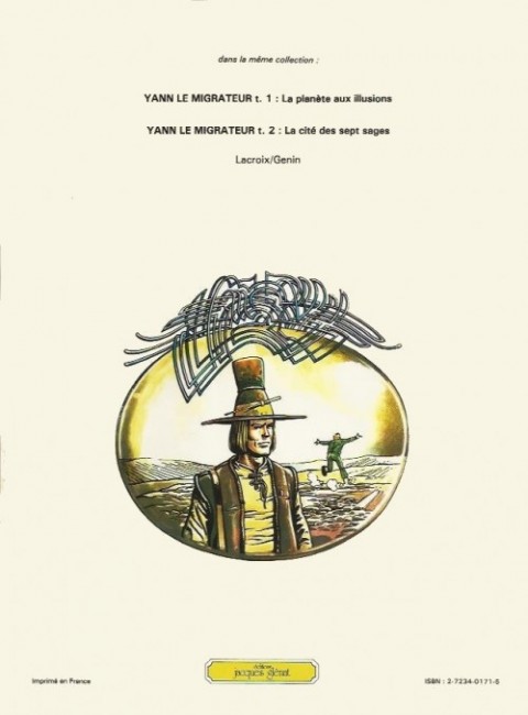 Verso de l'album Yann le migrateur Tome 3 Le refus des étoiles