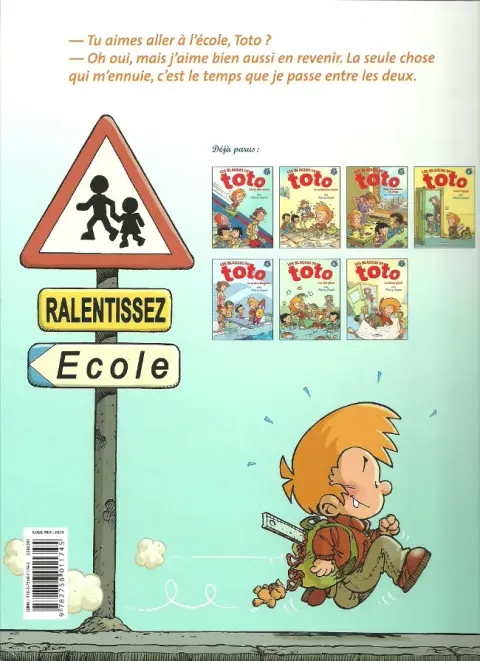Verso de l'album Les Blagues de Toto Tome 6 L'as des pitres