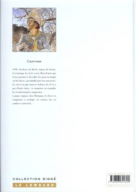 Verso de l'album Caatinga