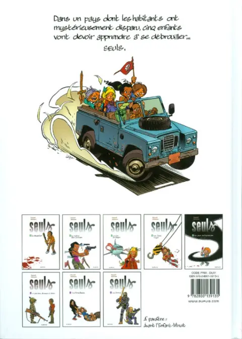 Verso de l'album Seuls Tome 2 Le maître des couteaux