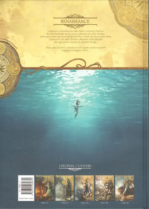 Verso de l'album Elfes Tome 21 Renaissance