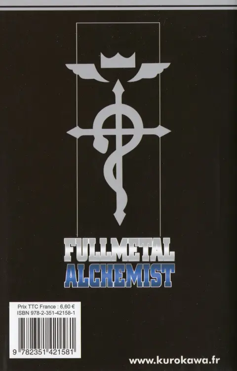 Verso de l'album FullMetal Alchemist Tome 14