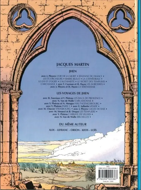 Verso de l'album Jhen Tome 12 Le Grand Duc D'Occident