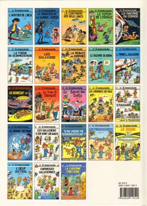 Verso de l'album Le Scrameustache Tome 23 La caverne tibétaine