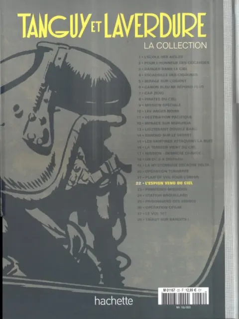 Verso de l'album Tanguy et Laverdure - La Collection Tome 22 L'espion venu du ciel