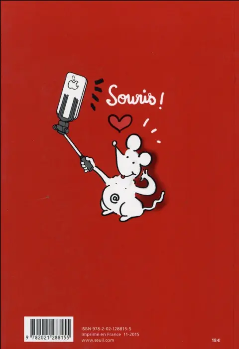 Verso de l'album Souris et tais-toi ! Petit lexique de l'autocensure