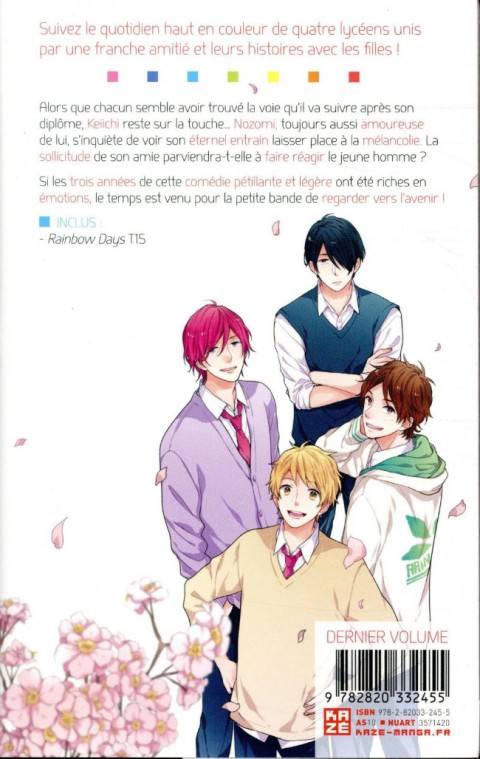 Verso de l'album Rainbow days 15