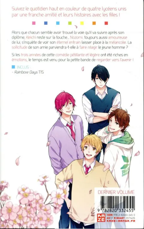 Verso de l'album Rainbow days 15