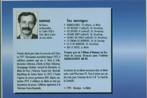 Verso de l'album Ras le Golfe Spécial - Août 90 - Mars 91