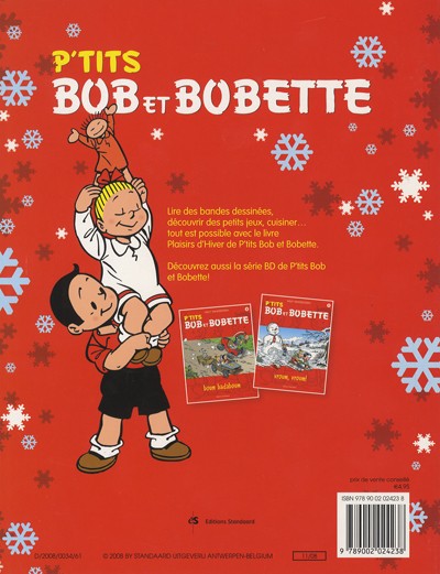 Verso de l'album Bob et Bobette (P'tits) Plaisirs d'hiver