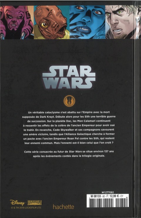 Verso de l'album Star Wars - Légendes - La Collection Tome 82 Star Wars Legacy - VI. Renégat