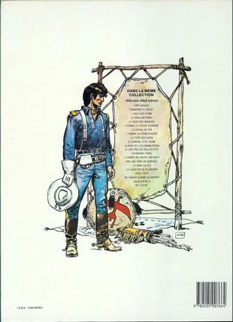 Verso de l'album Blueberry Tome 15 Ballade pour un cercueil