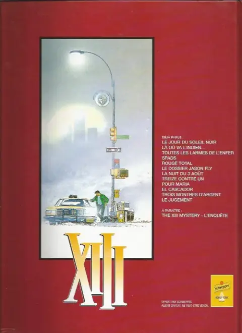 Verso de l'album XIII Tome 12 Le jugement