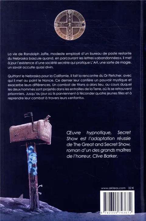 Verso de l'album Secret show