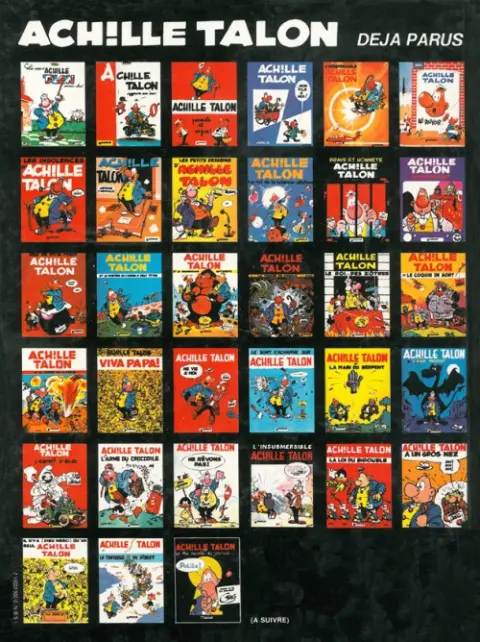 Verso de l'album Achille Talon Tome 25 Achille Talon et l'esprit d'Éloi