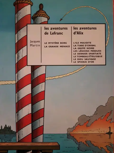 Verso de l'album Lefranc Tome 3 Le mystère Borg
