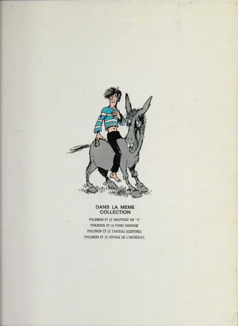 Verso de l'album Philémon Tome 2 Philémon et le piano sauvage